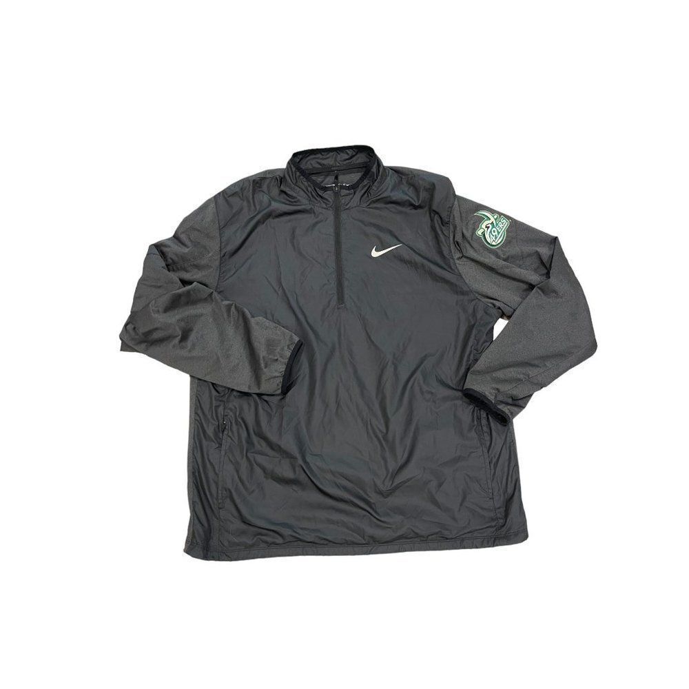 Nike Golf 1/2 Zip Sheild Pullover Heather Black XL San Francisco 49ers